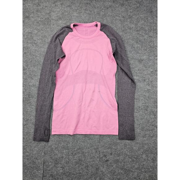 Lululemon Swiftly Tech Shirt Womens 6 Running Athletic Preppy Gym Training Pink - Picture 1 of 4